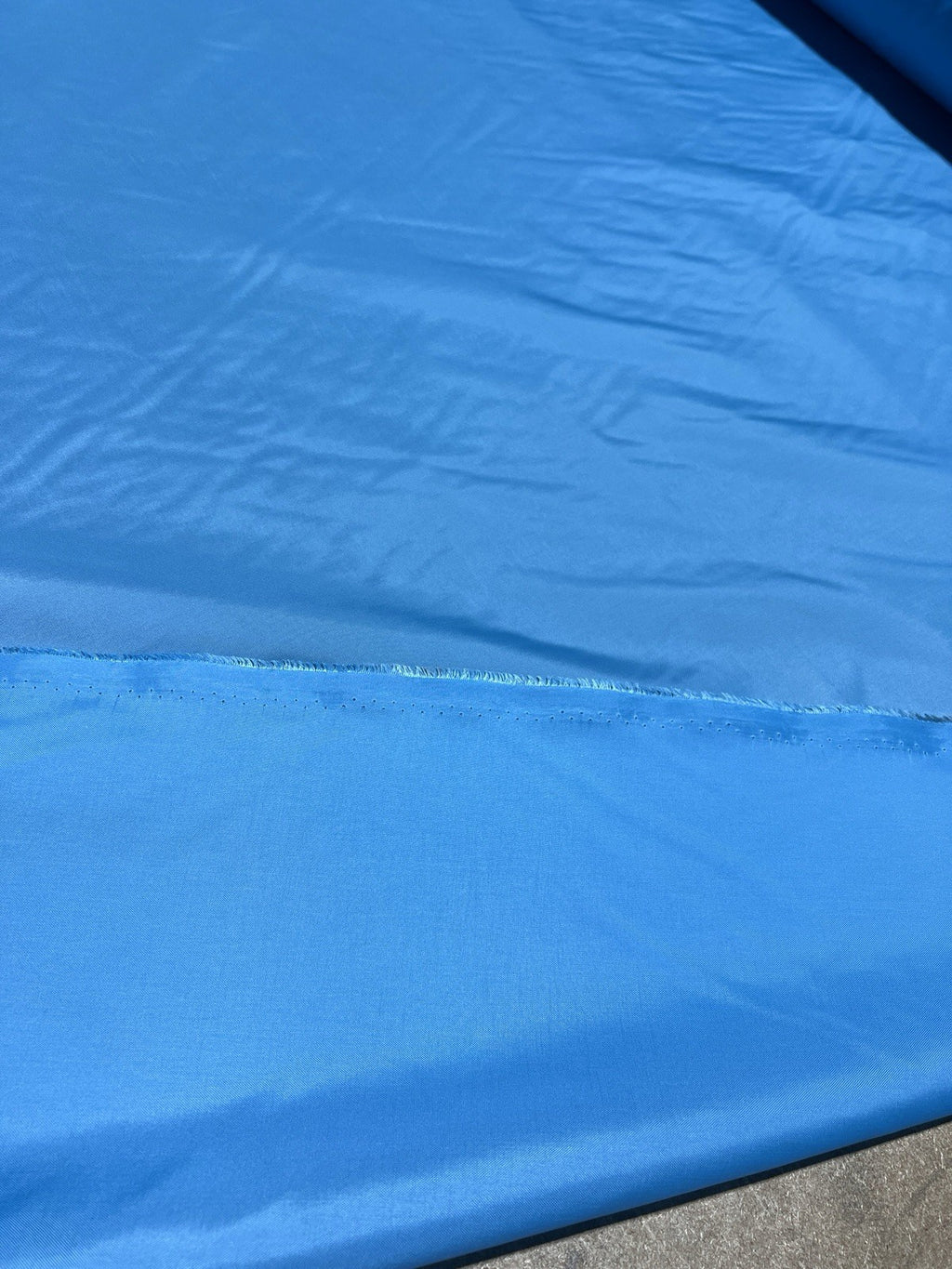 Light Blue 200D Nylon Fabric 60”W Brushed Medium Weight by the Yard USA