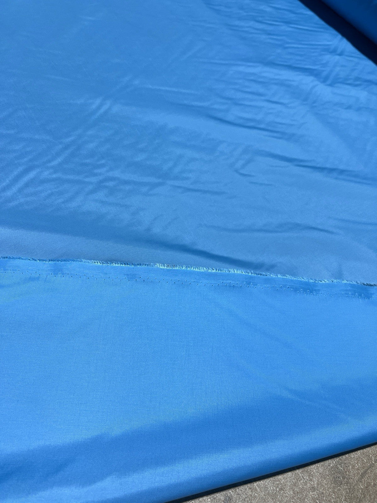 Light Blue 200D Nylon Fabric 60”W Brushed Medium Weight by the Yard USA