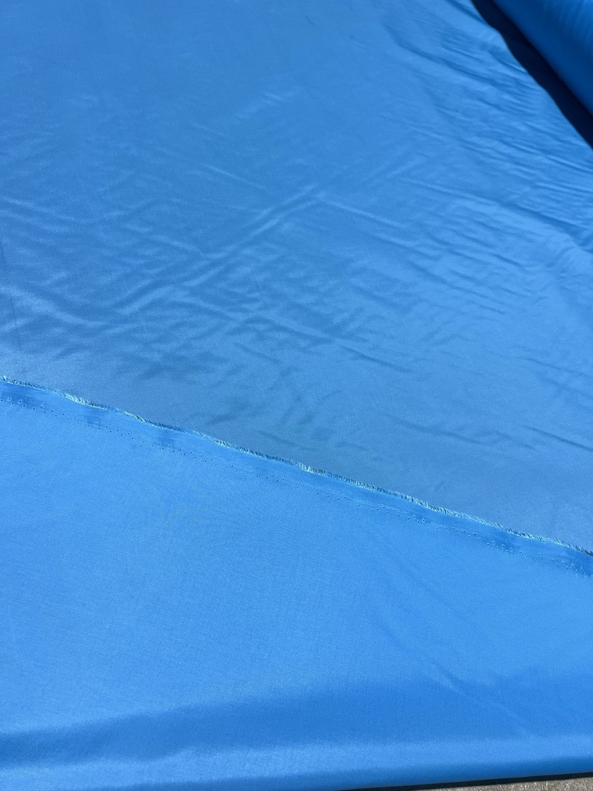 Light Blue 200D Nylon Fabric 60”W Brushed Medium Weight by the Yard USA