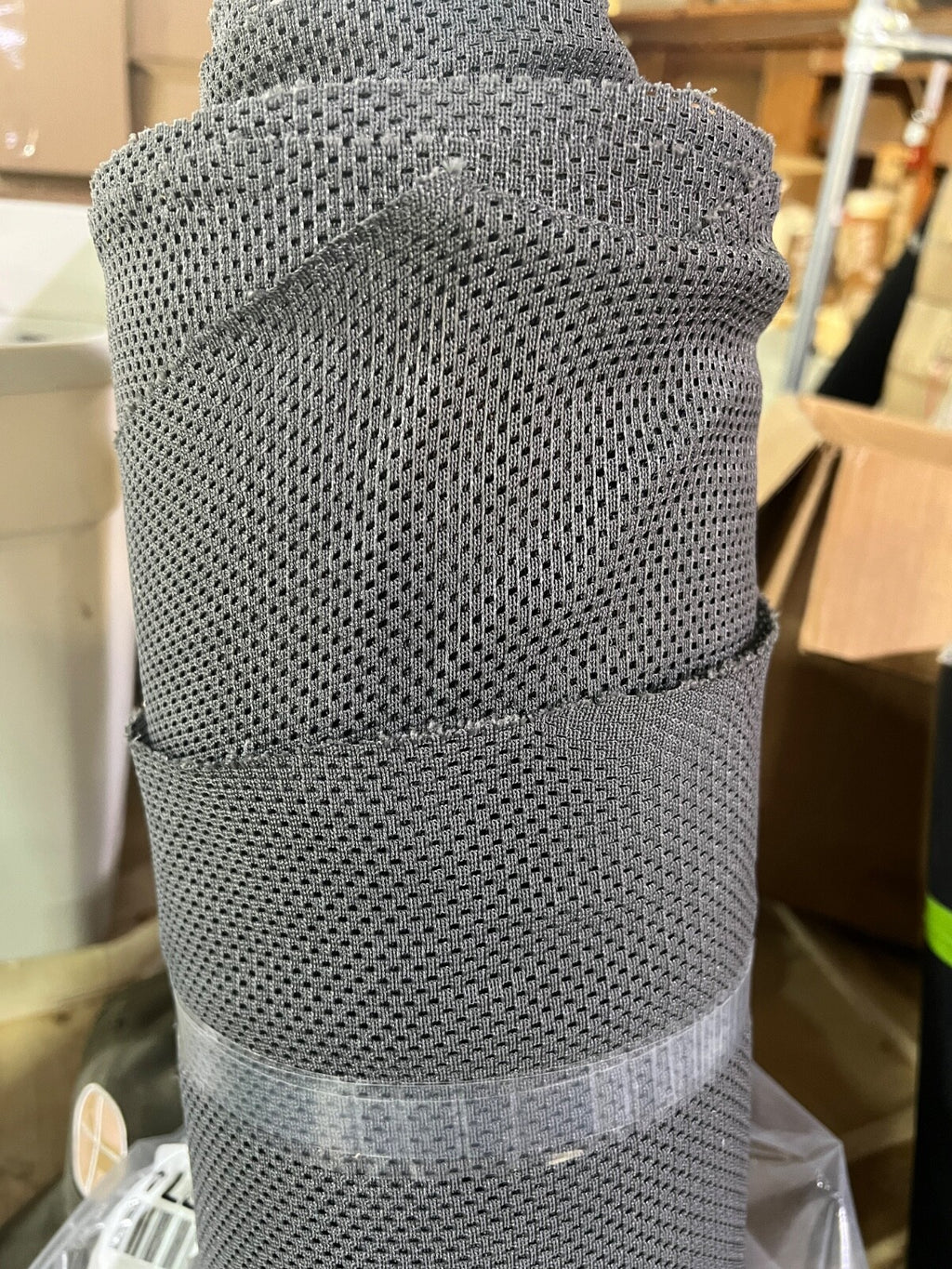 Apex Mills NW96A Dark Gray Mesh Fabric 54”W | MIL-Style by the Yard USA