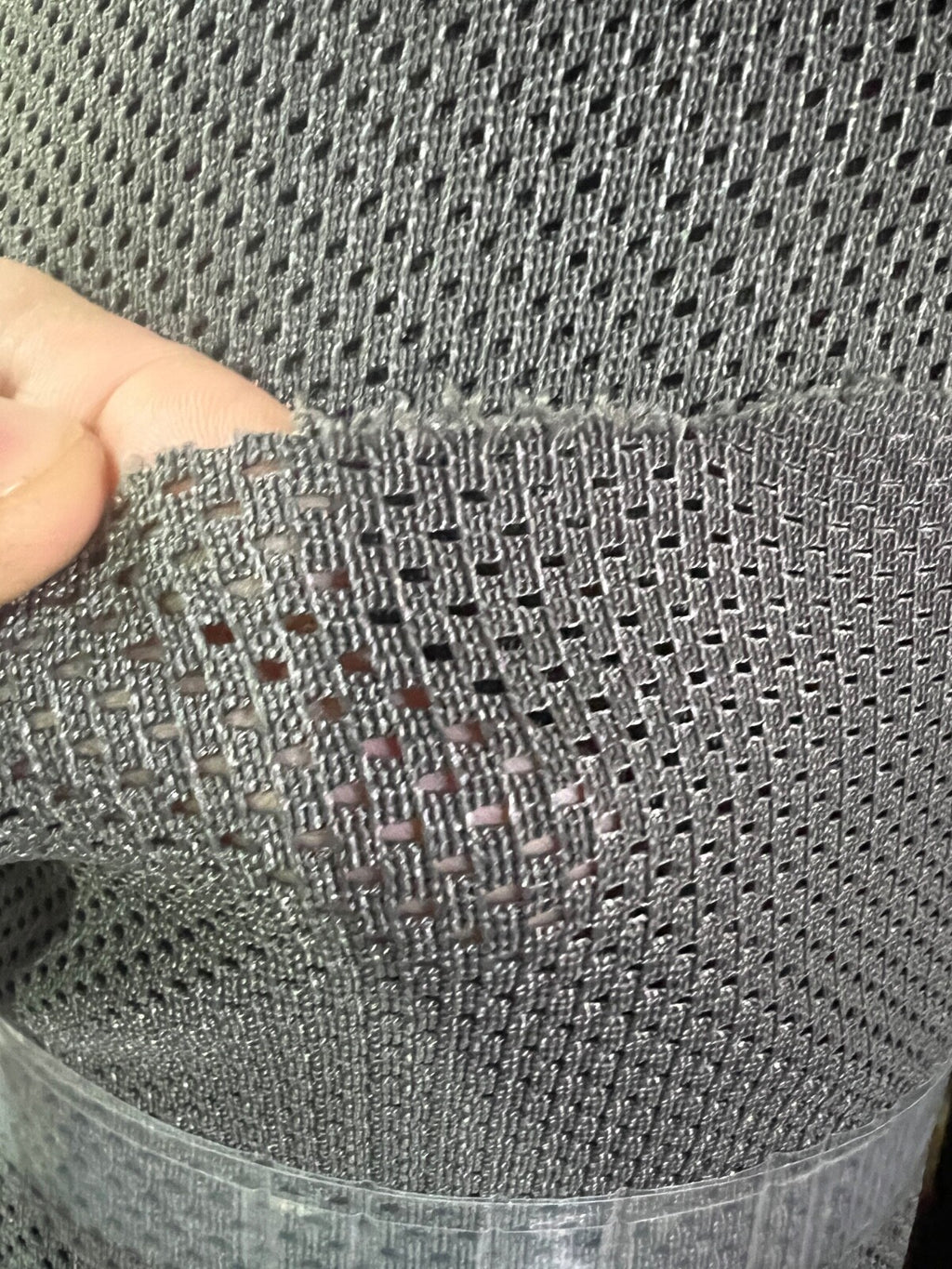 Apex Mills NW96A Dark Gray Mesh Fabric 54”W | MIL-Style by the Yard USA