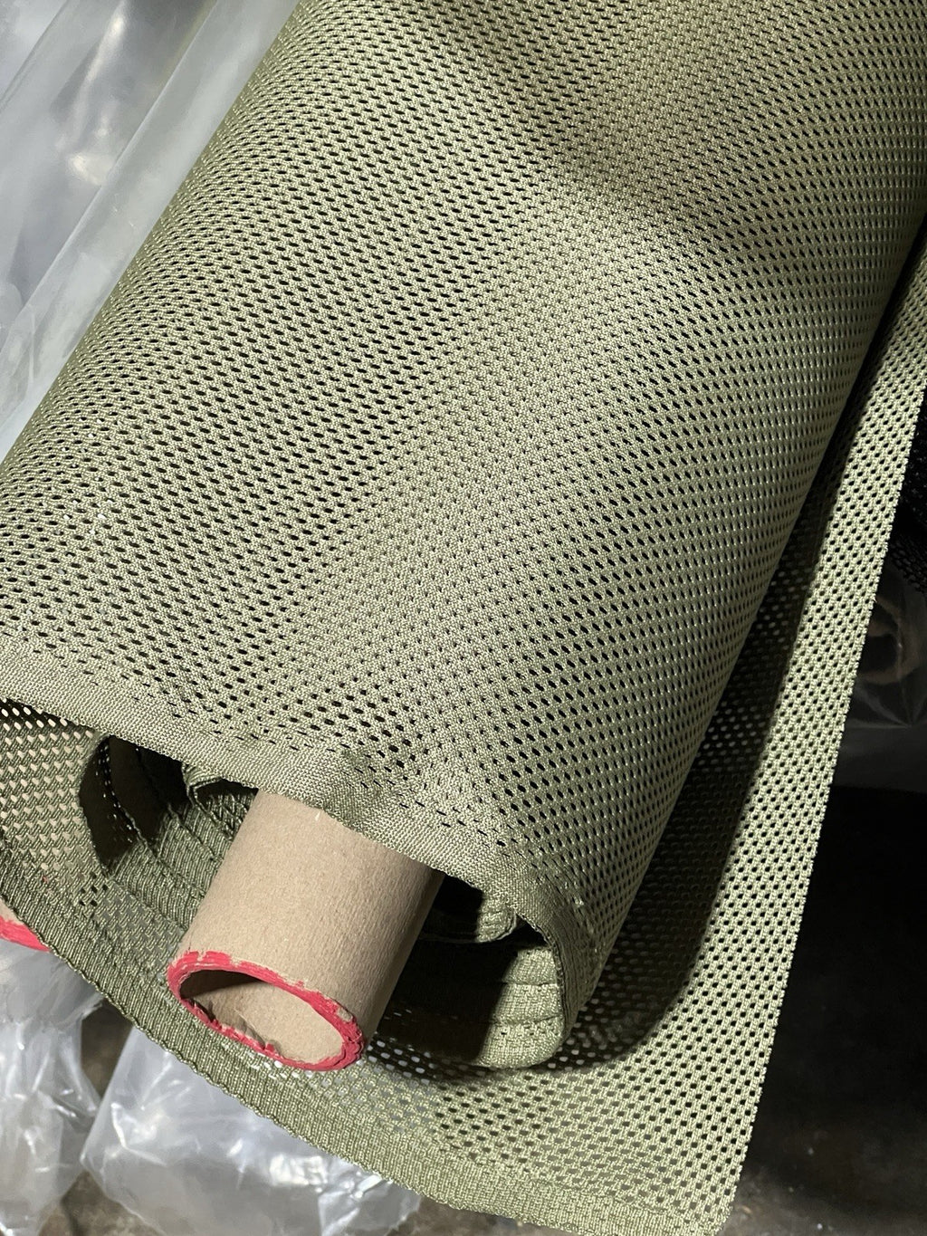 10-yd Tan499 Military TP21 Molle Mesh Netting And 5-Yds Tan499 500d Nylon