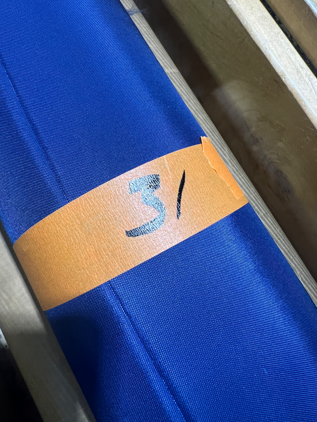 Dk Royal Blue 200D Nylon Fabric 60”W Brushed Medium Weight by the Yard USA