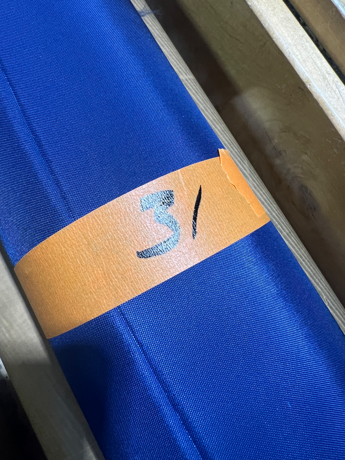 Dk Royal Blue 200D Nylon Fabric 60”W Brushed Medium Weight by the Yard USA