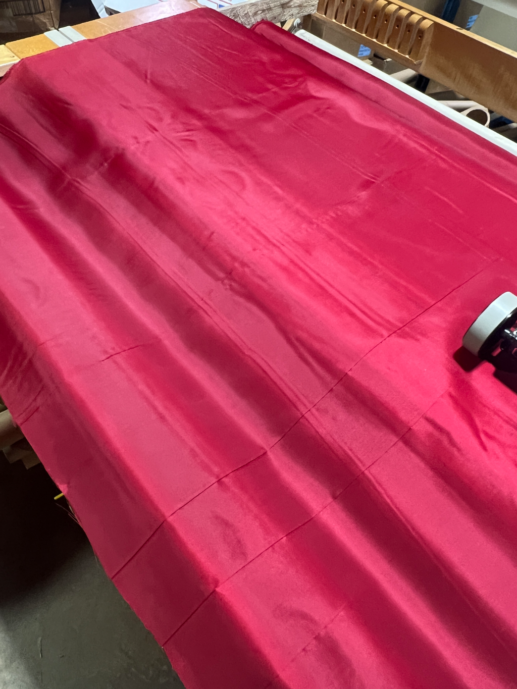 Scarlet Red 200D Waterproof Coated  60" Nylon Fabric Mid-weight