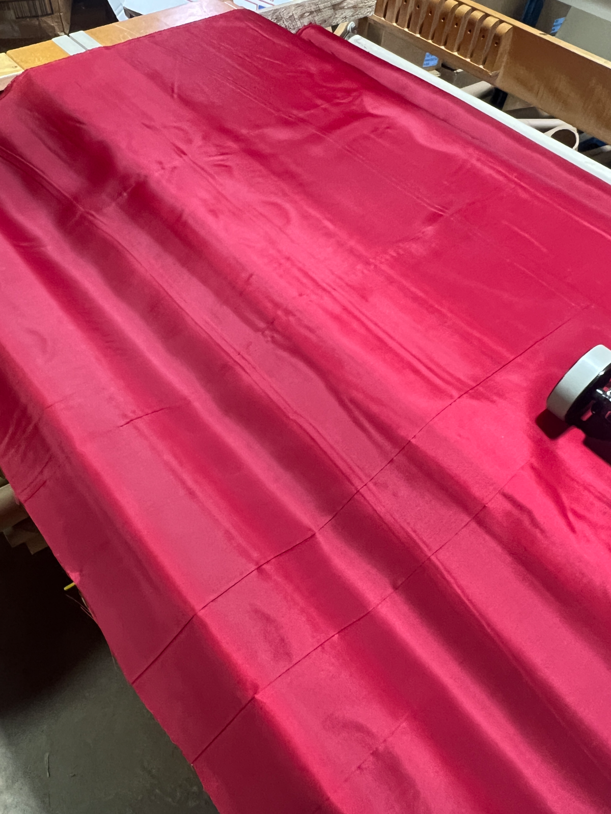 Scarlet Red 200D Waterproof Coated  60" Nylon Fabric Mid-weight