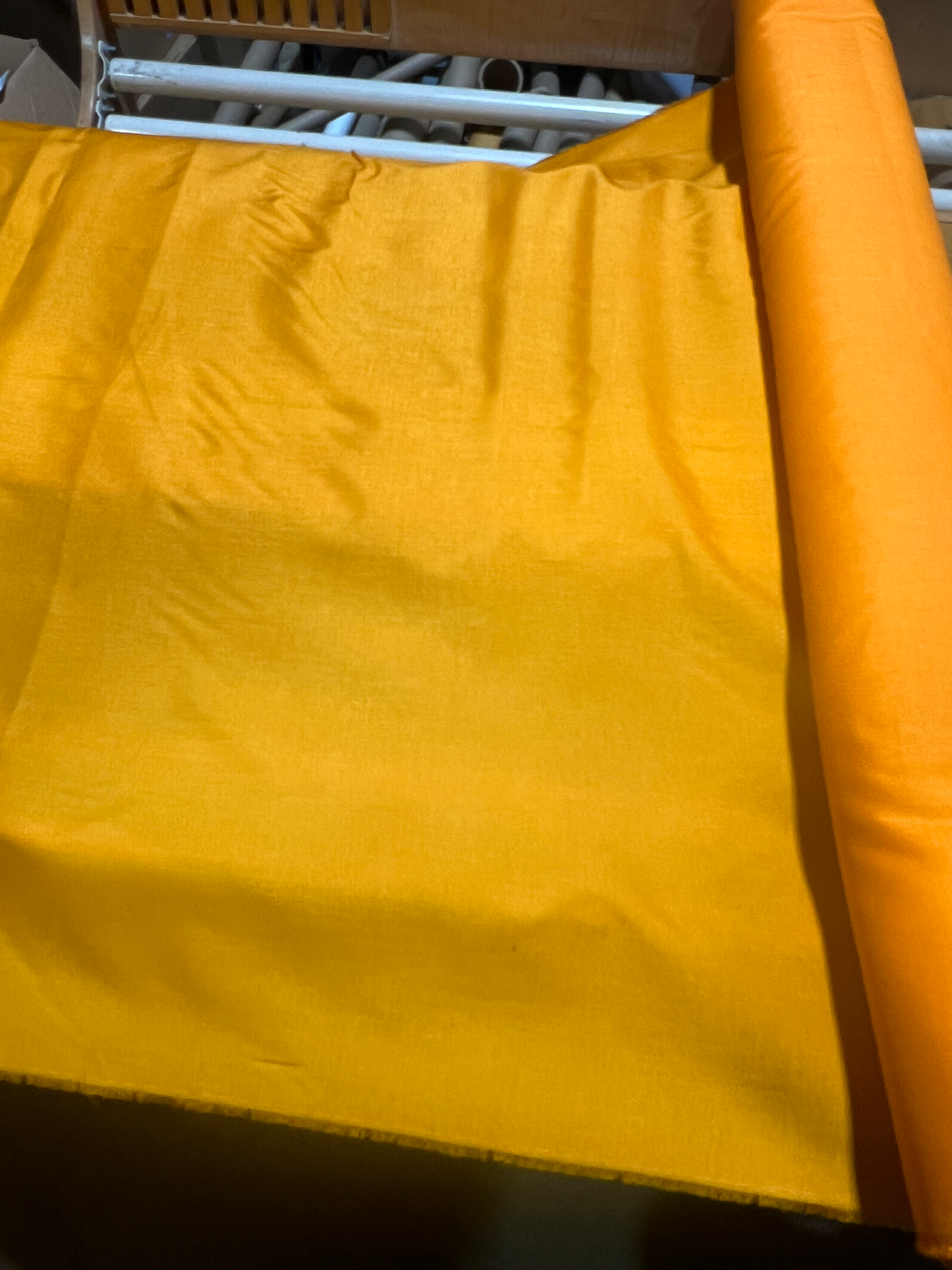 Golden Yellow 500D Nylon Fabric 60”W Brushed Medium Weight by the Yard USA