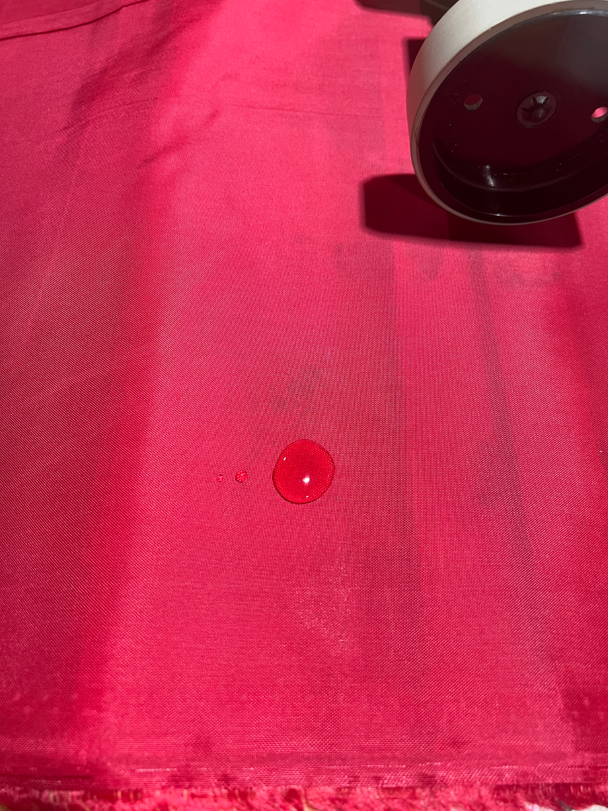 Scarlet Red 200D Waterproof Coated  60" Nylon Fabric Mid-weight