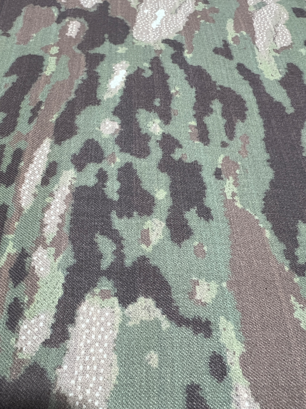 Multicam Tropic NIR Twill Fabric – Military Grade NYCO – 60” Wide 2.5 Yard Piece