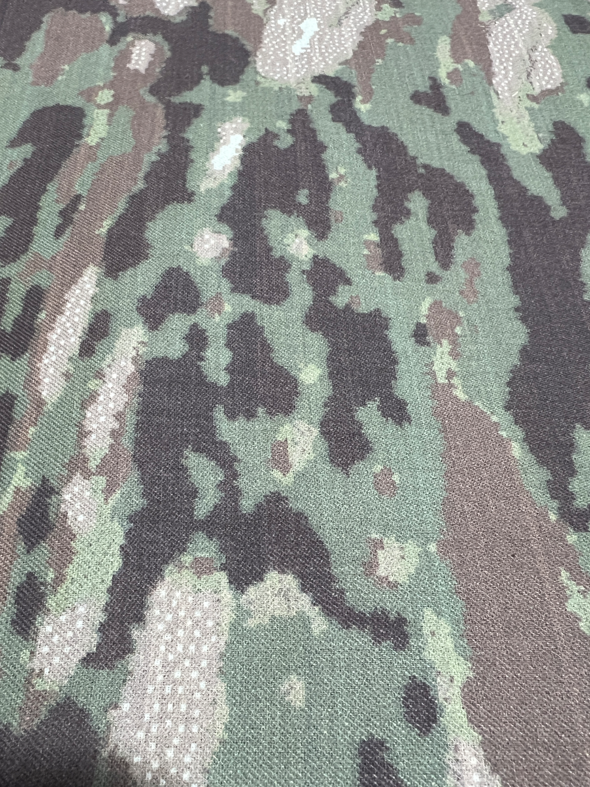 Multicam Tropic NIR Twill Fabric – Military Grade NYCO – 60” Wide 2.5 Yard Piece