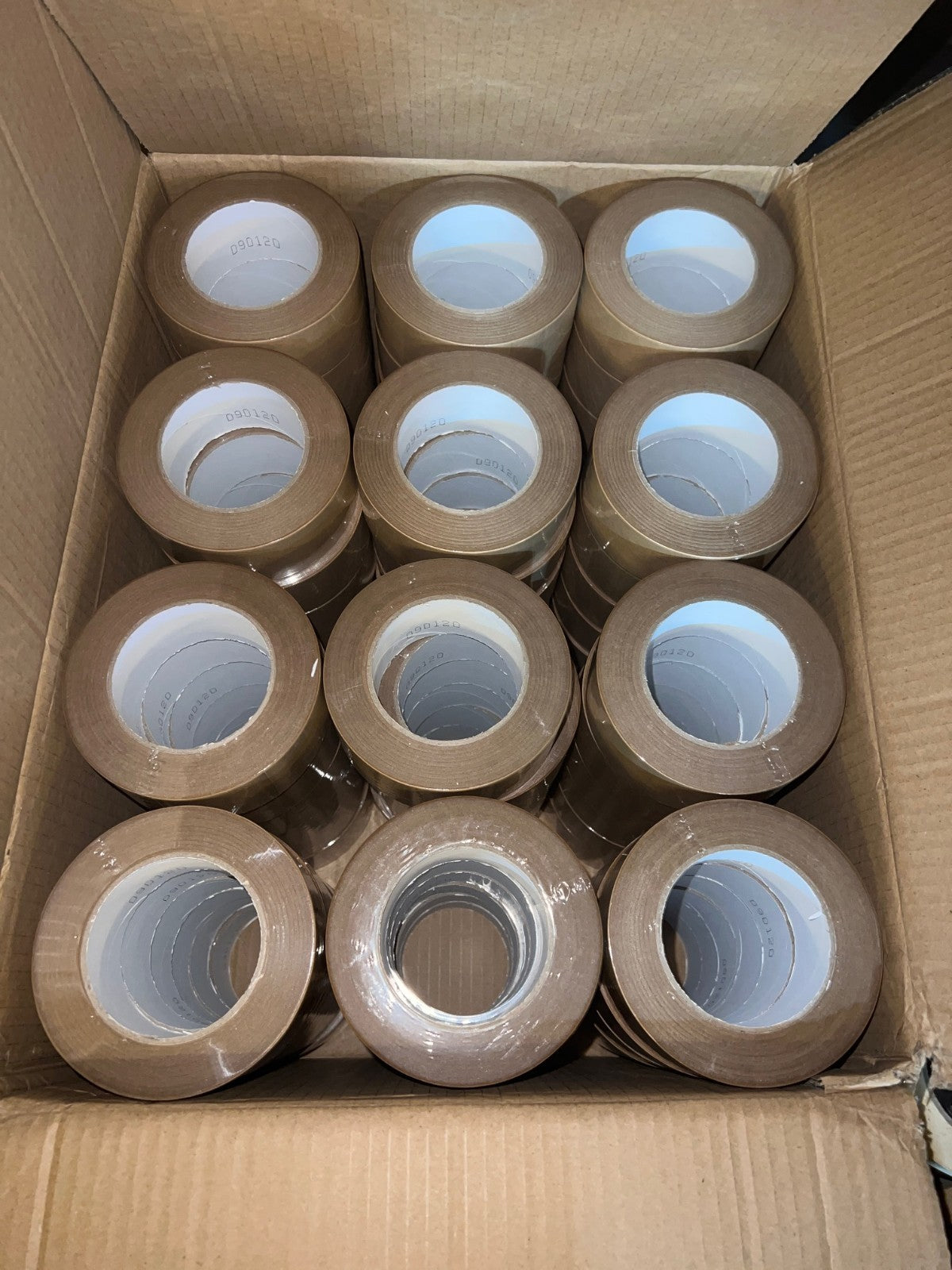 Pressure Sensitive Paper Tape Flatback Paper Packaging Tape: 2 in. x 60 yds Pk24