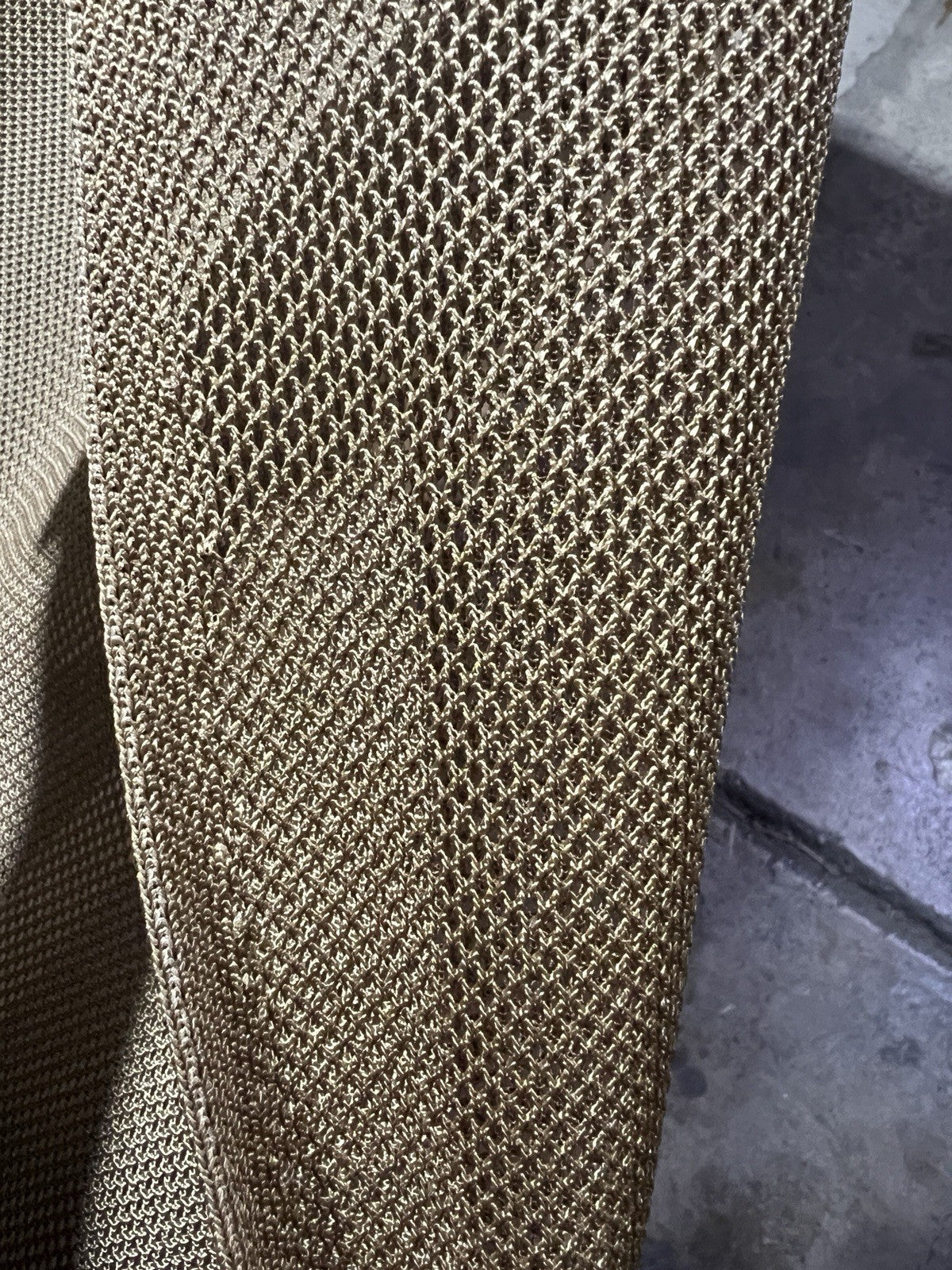 Tan 498 Mesh Netting in MIL-C- 8061 MADE IN THE USA 110” Wide
