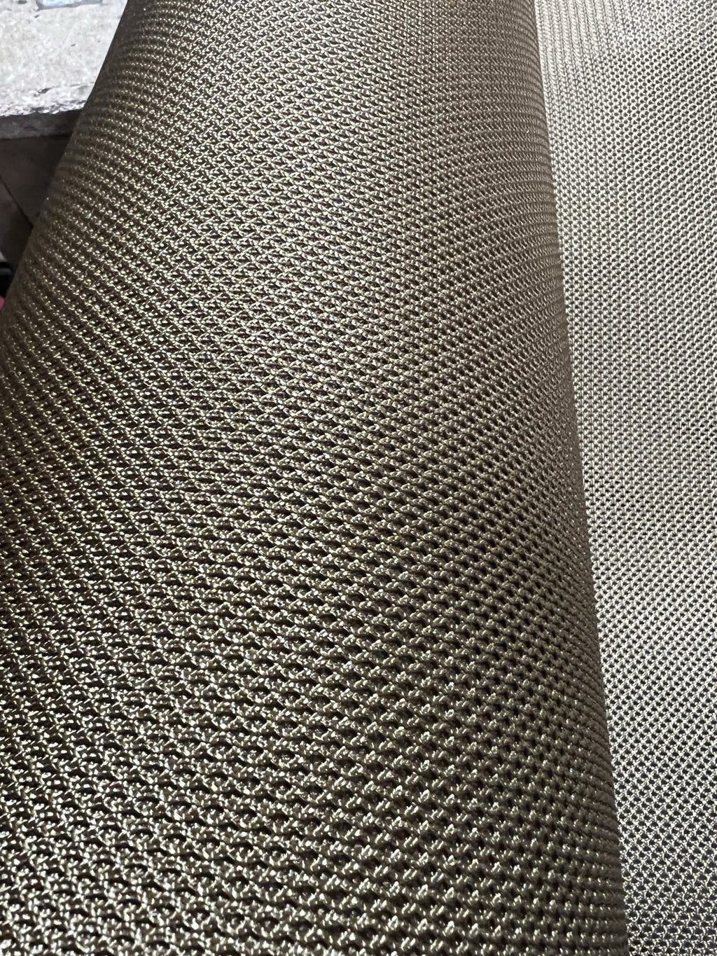 Tan 498 Mesh Netting in MIL-C- 8061 MADE IN THE USA 110” Wide