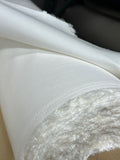 Natural Bright White NyCo Twill Wrinkle Military Fabric 64”