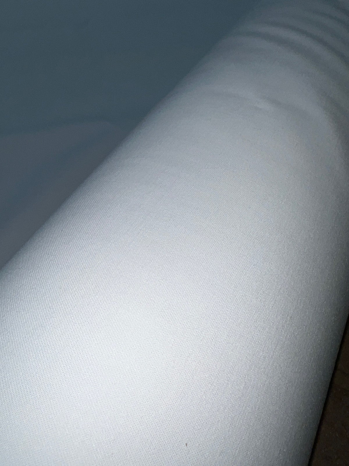 Natural Bright White NyCo Twill Wrinkle Military Fabric 64”