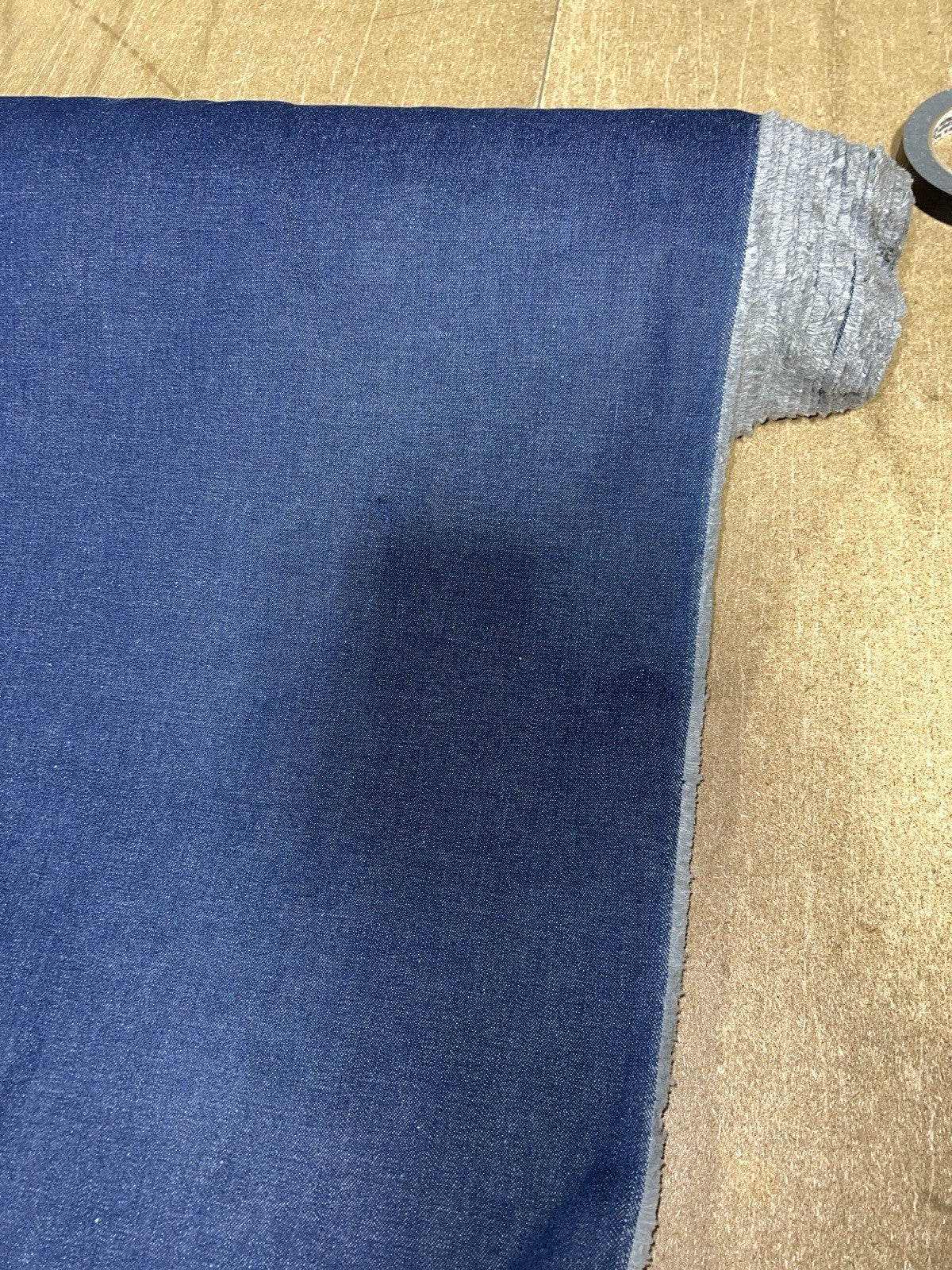 Indigo Blue Denim 100% Cotton Canvas 10 oz Fabric 66” Wide Premium - by yard