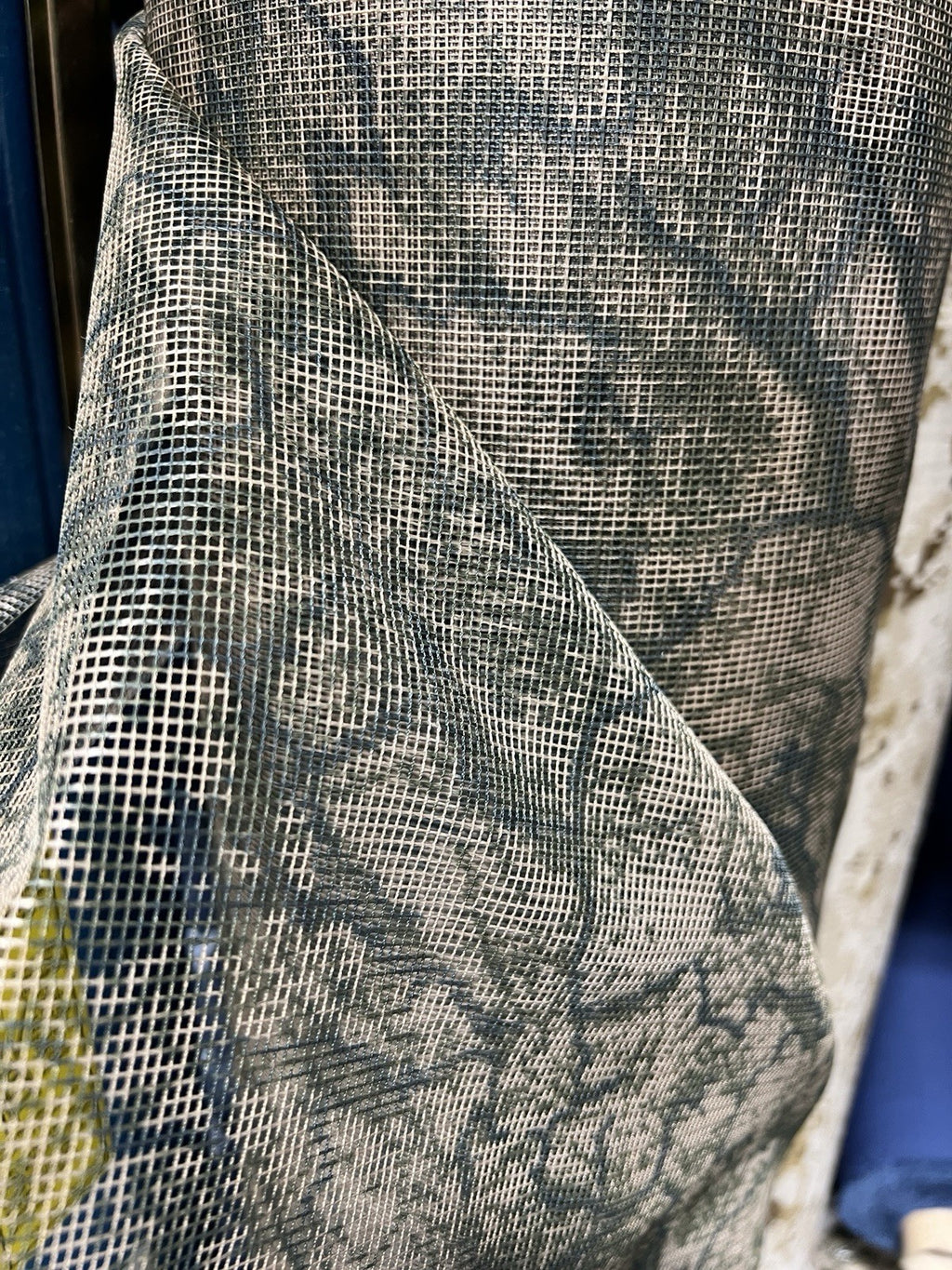 Camo Brown Tree Bark Camo Mesh Mosquito Net Fine Mesh Nylon Sold Per Yard