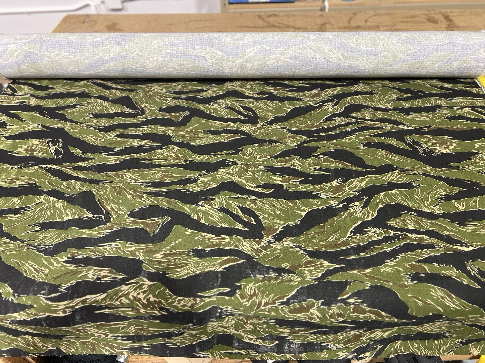 Tiger Stripe Camouflage Fabric Vietnam Style NYCO Ripstop 66” Wide By The Yard