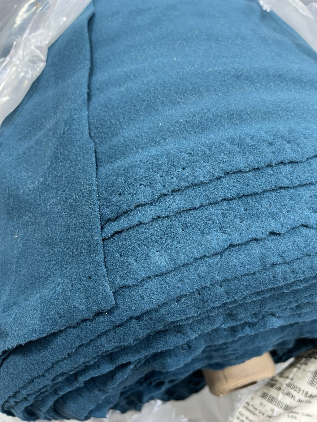 Polartec Power Stretch Pro Hardface Fleece TEAL BLUE DWR Recycled 58” Wide