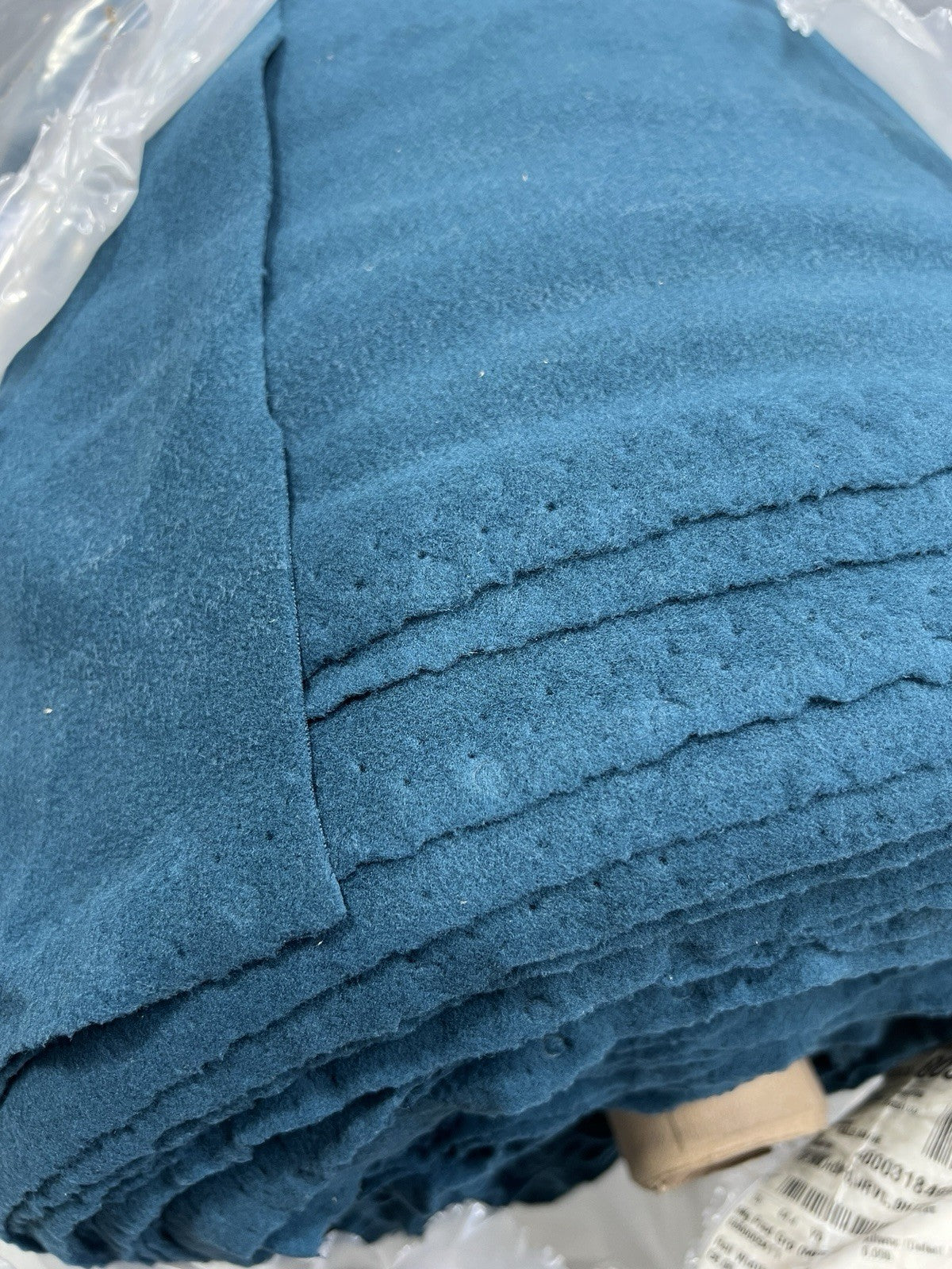 Polartec Power Stretch Pro Hardface Fleece TEAL BLUE DWR Recycled 58” Wide