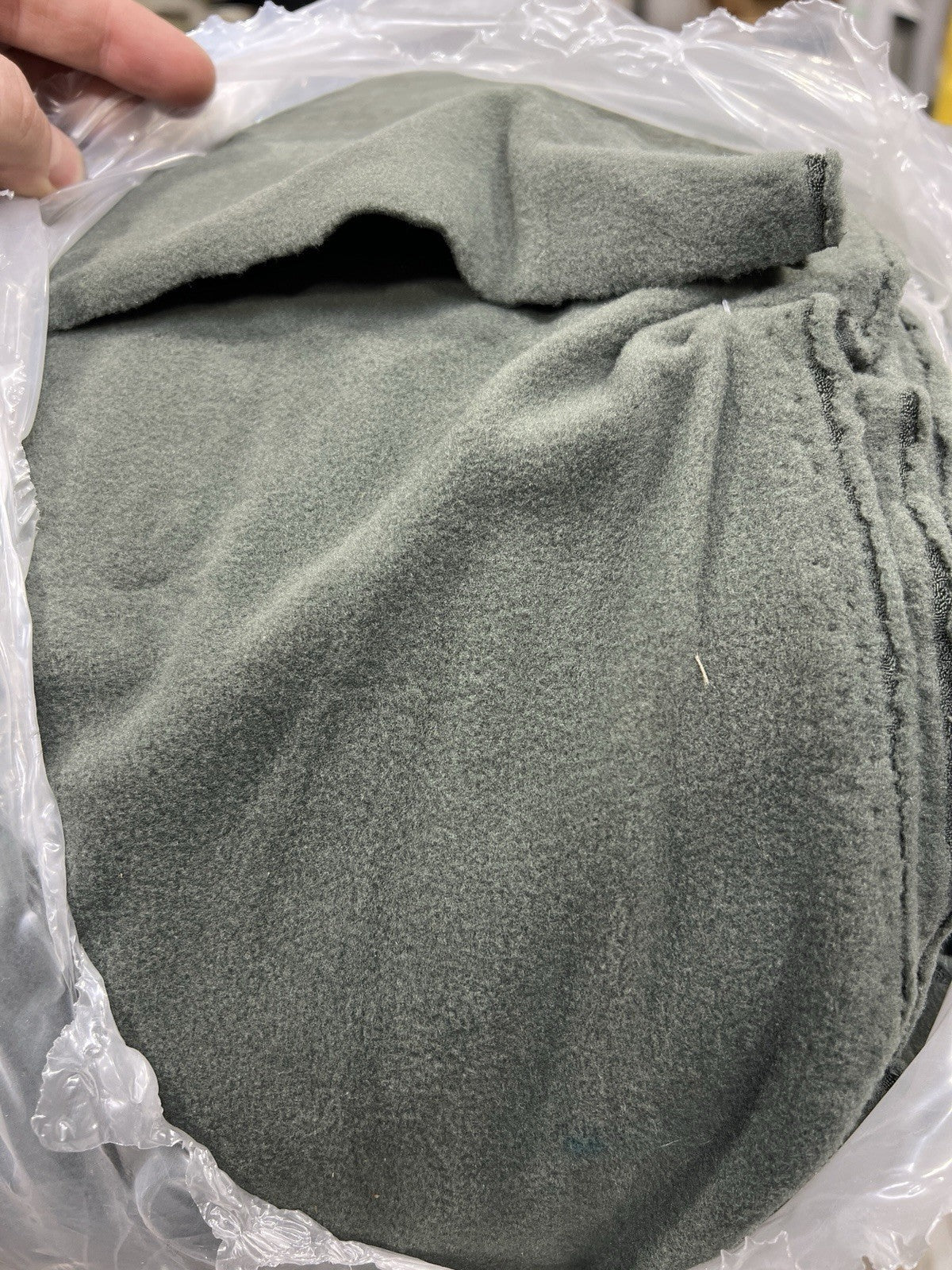 Polartec Hardface Velocity Stretch Fleece Fabric DWR OD/Sage Green  50" W