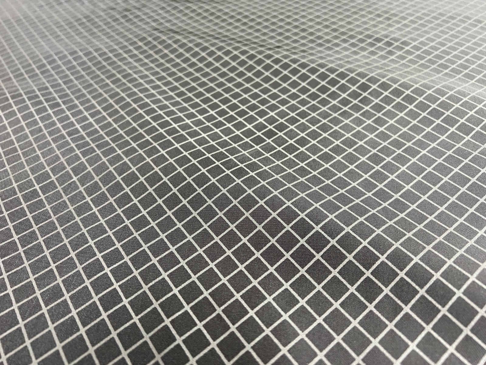 70D Nylon Pack Cloth Grid Pattern Fabric Black Outdoor Gear MYOG USA 10-Yard Cut
