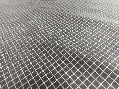 70D Nylon Pack Cloth Grid Pattern Fabric Black Outdoor Gear MYOG USA 10-Yard Cut