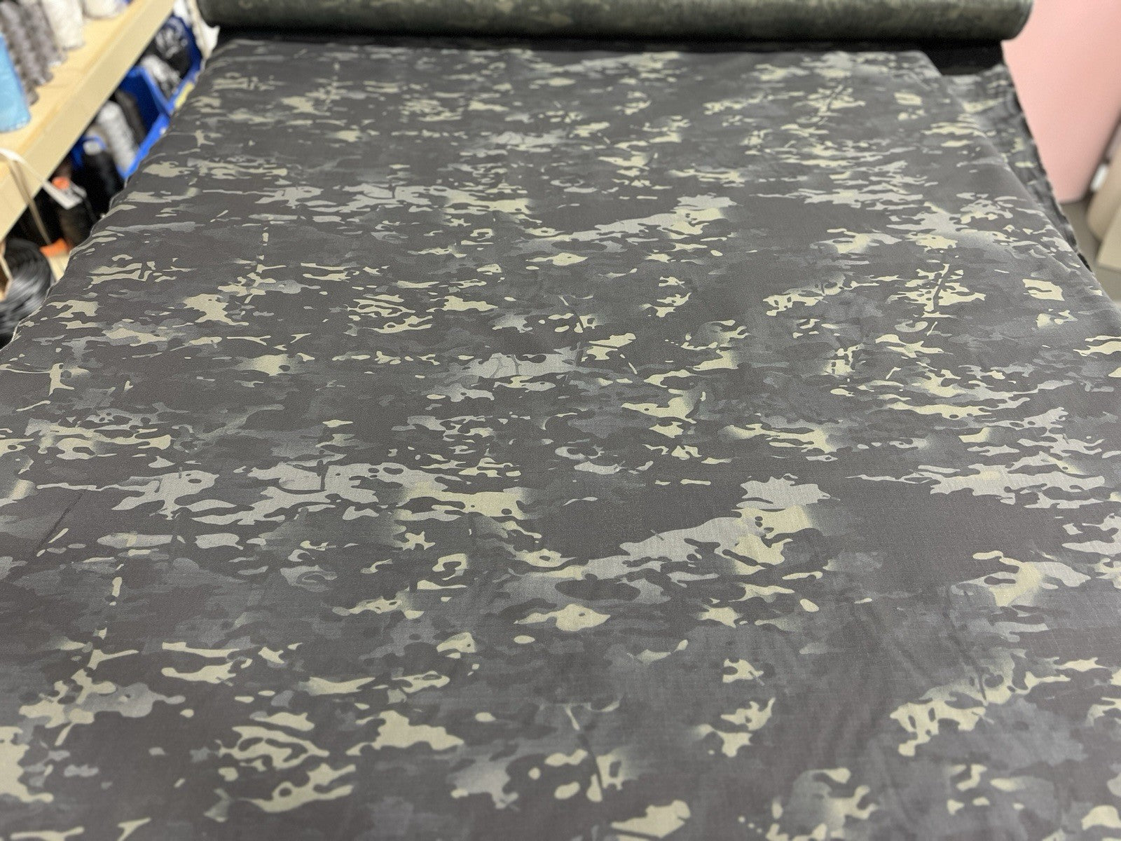 Multicam Black Military Ripstop Fabric  MIL-DTL-44436B By Yard