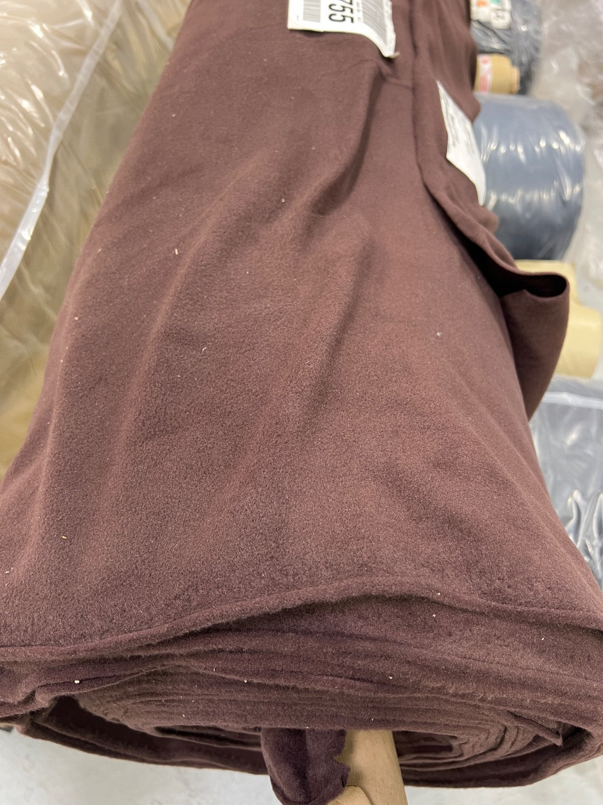 Polartec Power Stretch Pro Fleece Fabric Burgundy 68” Wide 4-Way Stretch USA