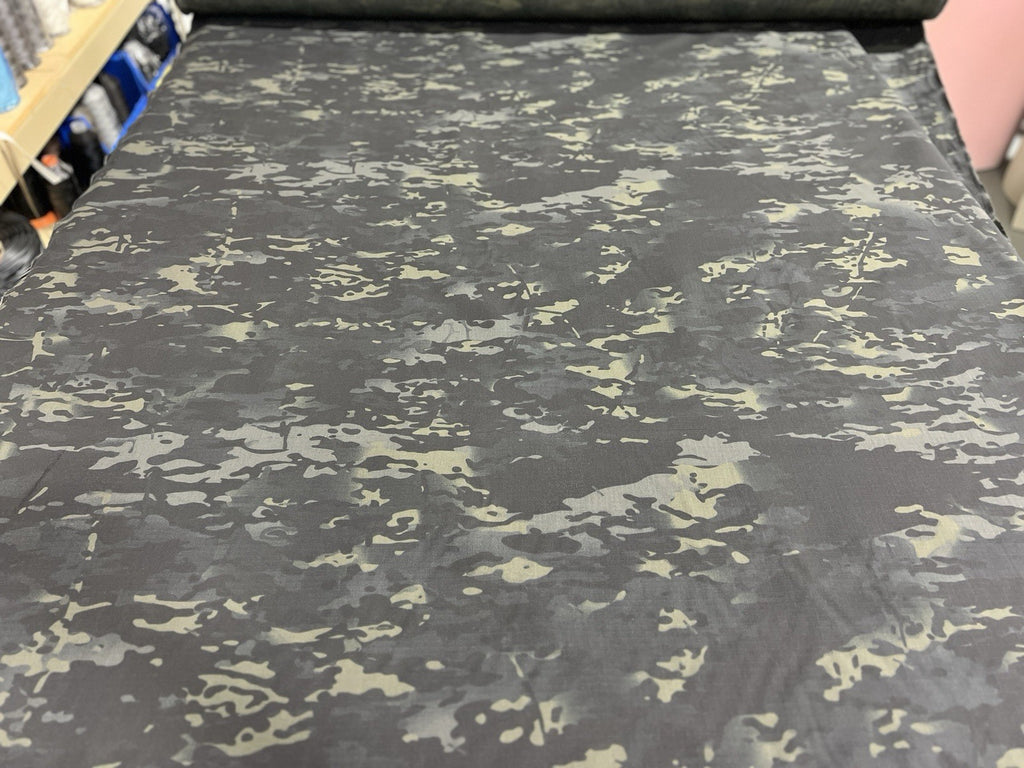 Multicam Black Military Ripstop Fabric  MIL-DTL-44436B By Yard