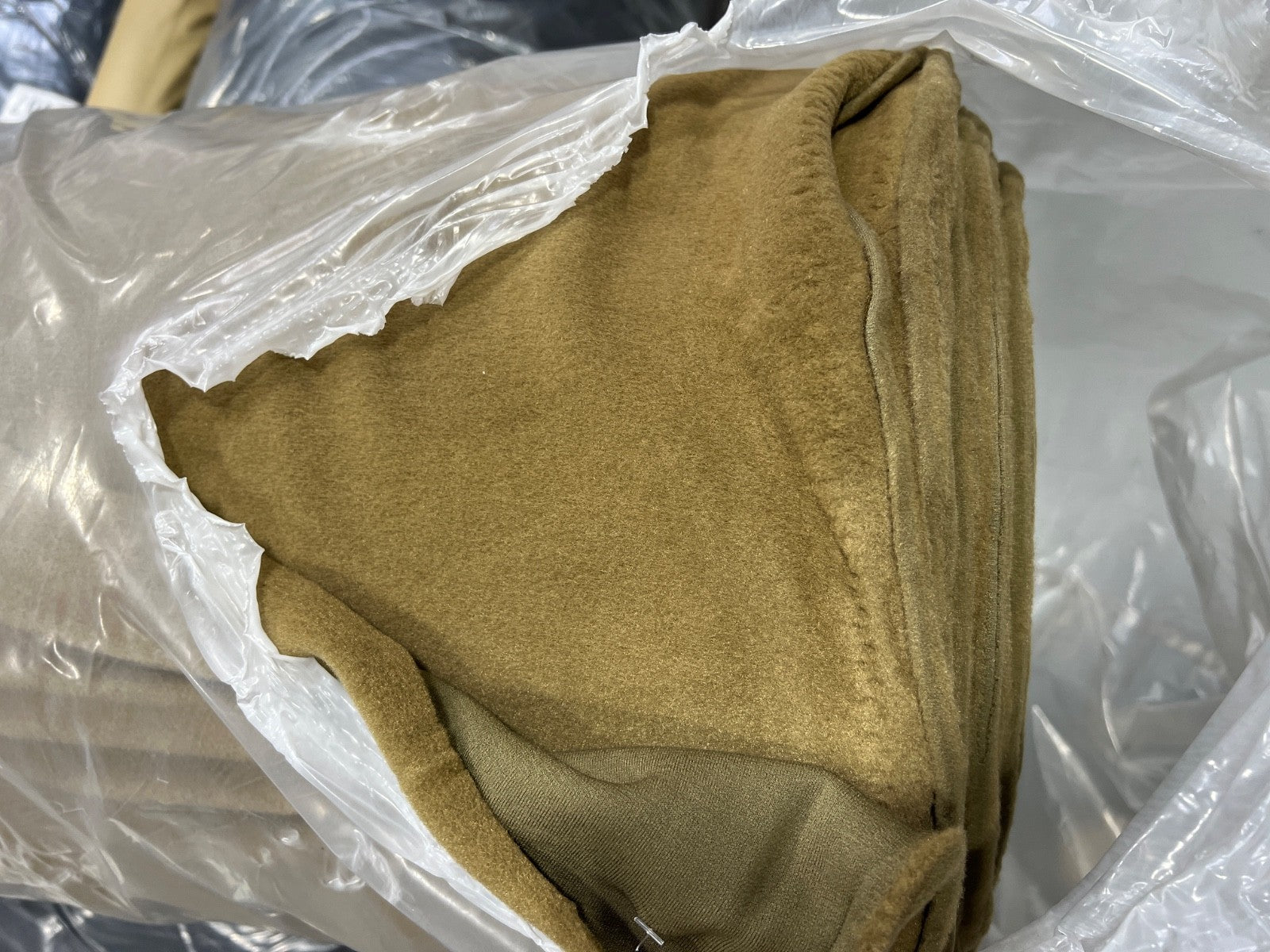 Polartec Fleece Fabric Coyote Brown 58” Wide Military Surplus Made USA