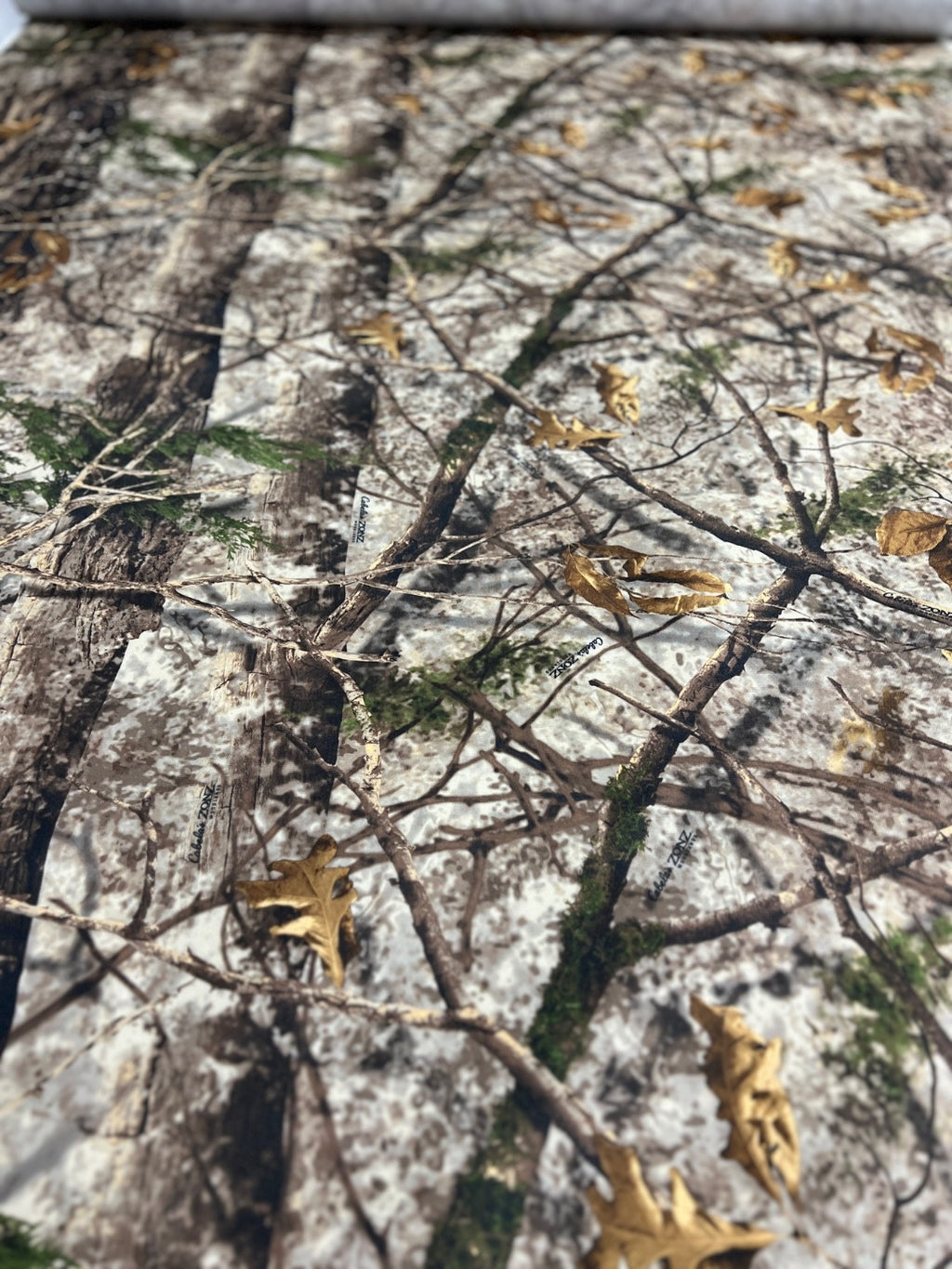 Cabela's Zonz Woodland Camo Nylon 900D-WB Heavy Duty Fabric By The Yard 60"