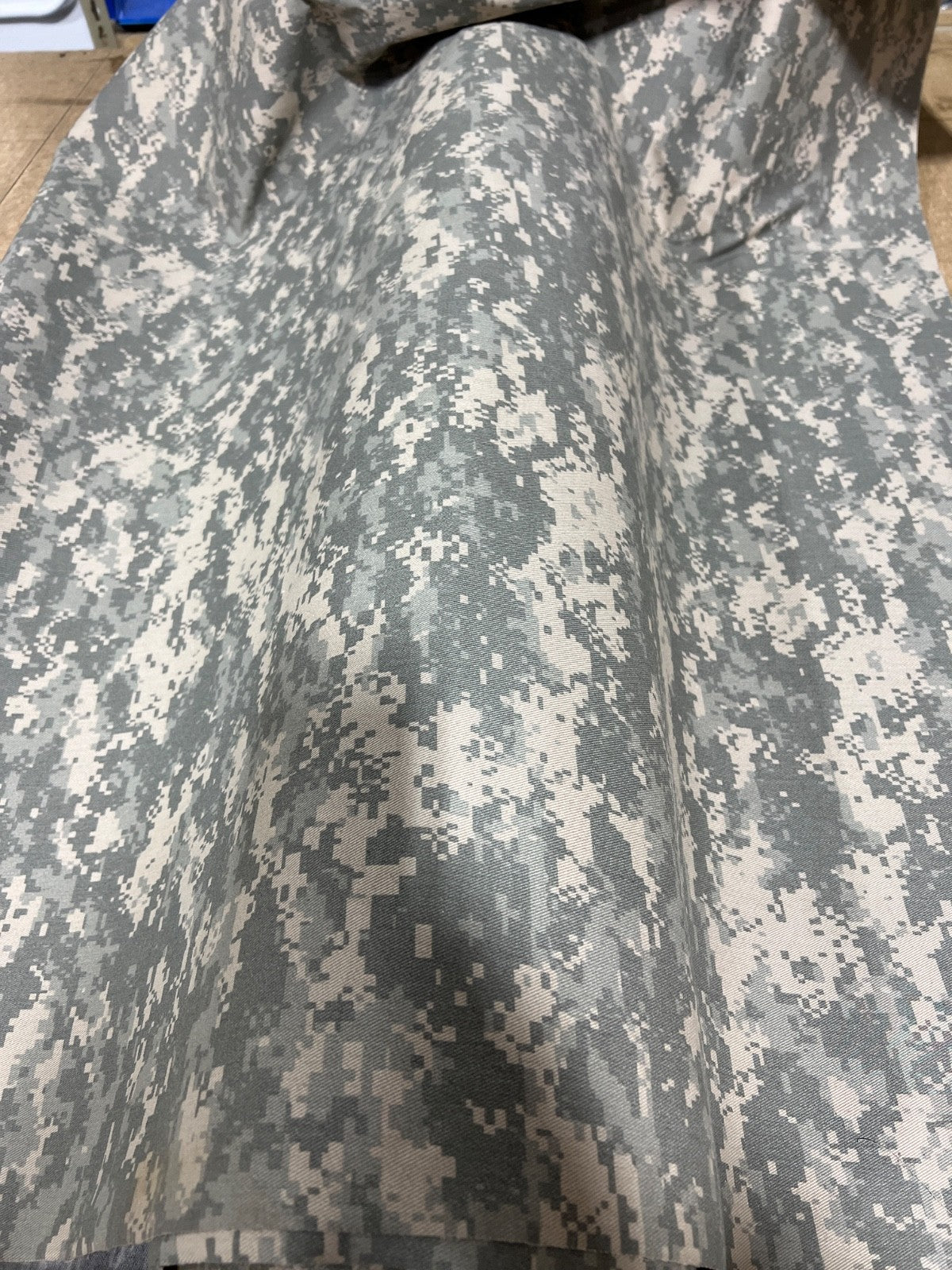 Universal ACU Digital Camo Waterproof Fabric 56” Wide Military  Material Yard