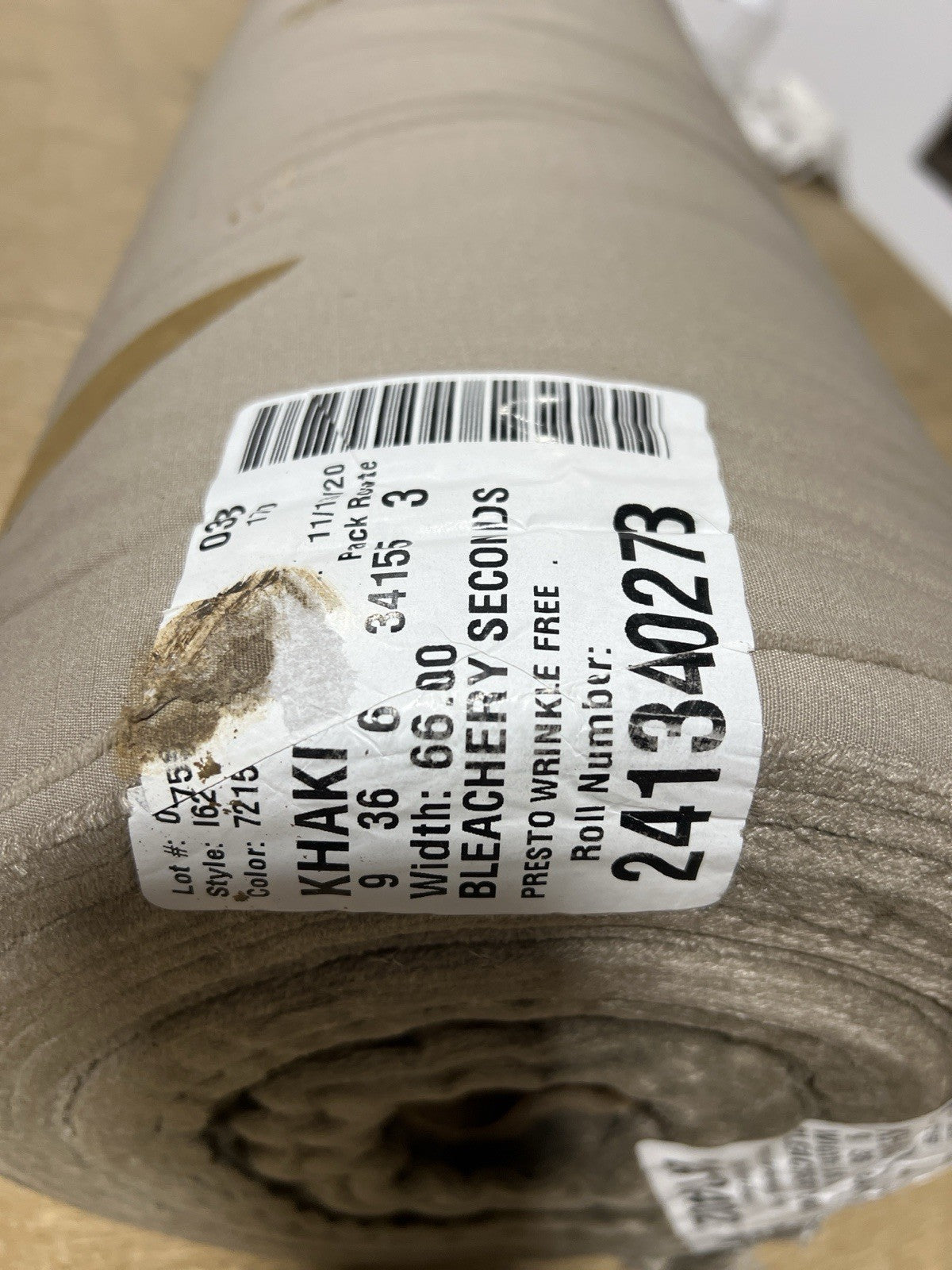 Khaki NYCO Ripstop Fabric – Military Grade Uniform Material