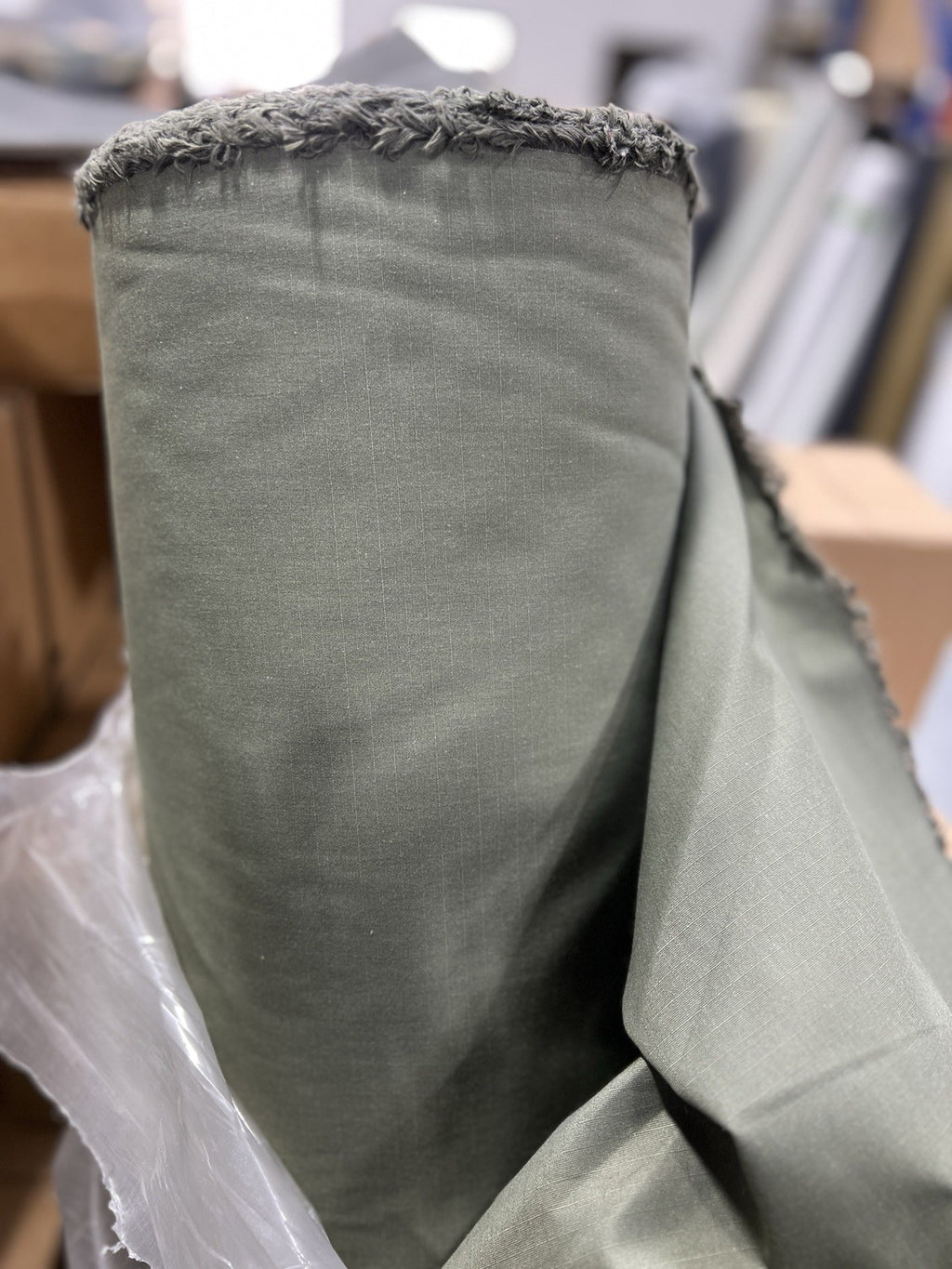 OD Green NYCO Ripstop Fabric 66” Wide Military Uniform By The Yard