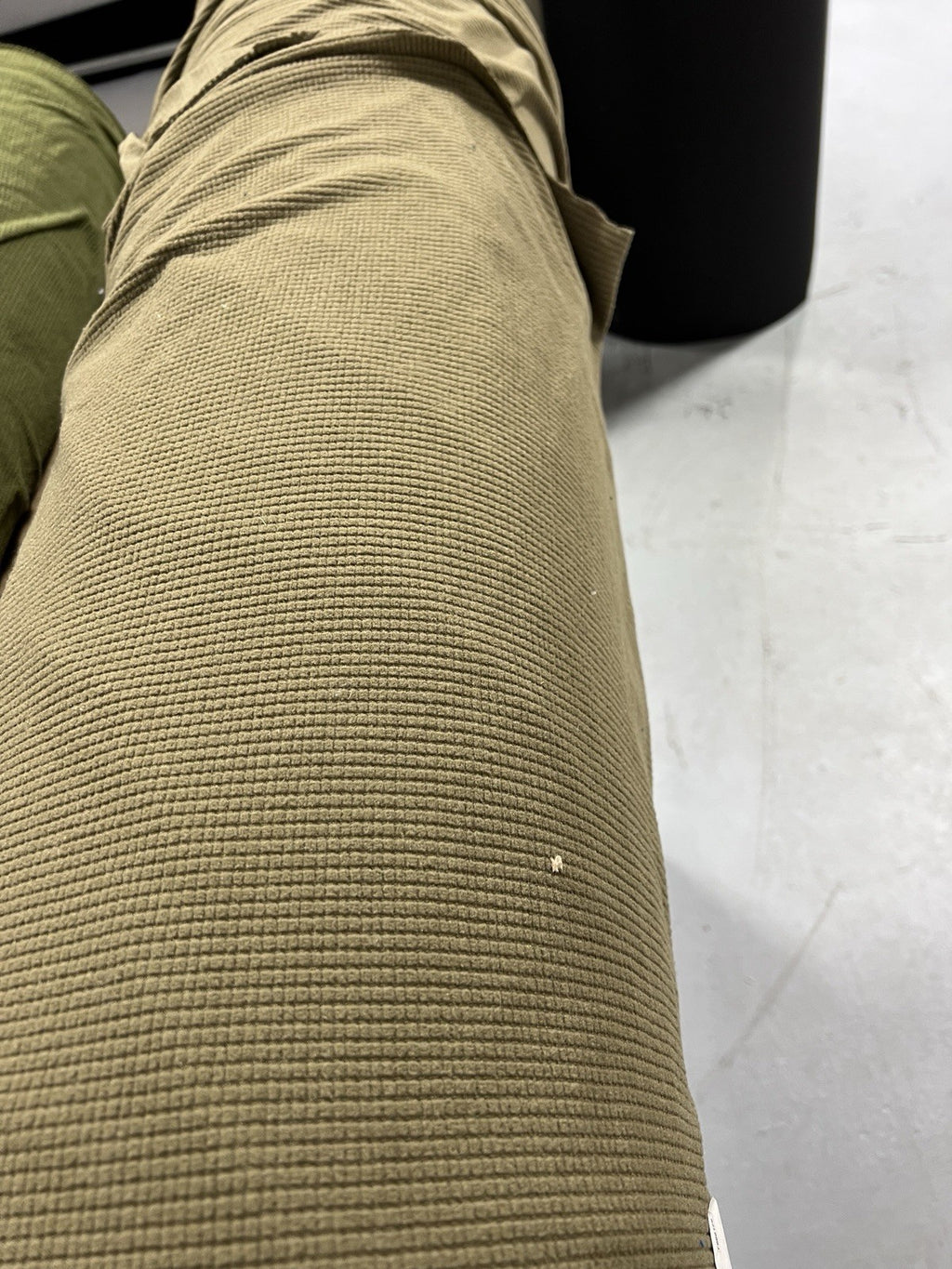 Coyote Brown Grid Fleece Fabric Military Cold Weather Layer Thermal 60” Wide