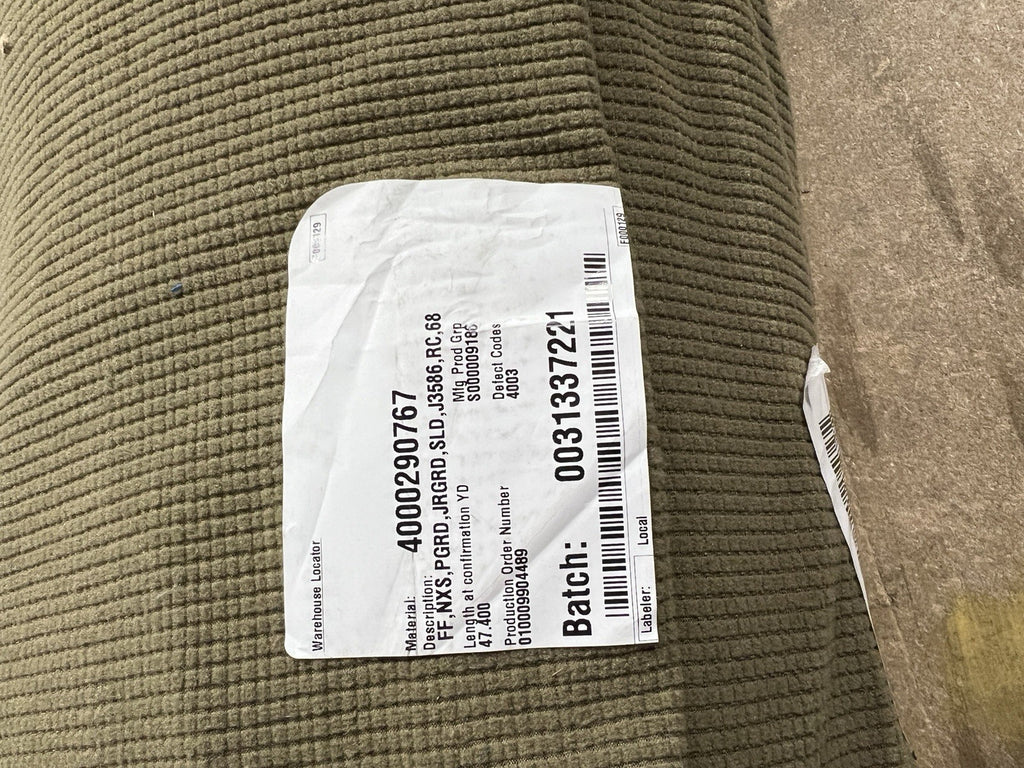 Coyote Brown Grid Fleece Fabric Military Cold Weather Layer Thermal 60” Wide