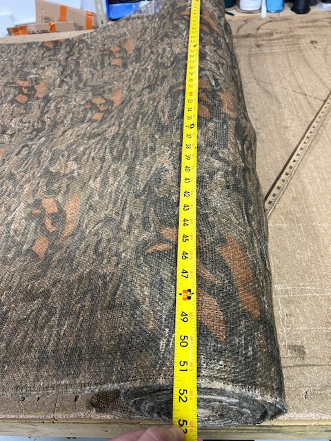 Timber Camo Burlap Fabric - By The Yard 50" Wide