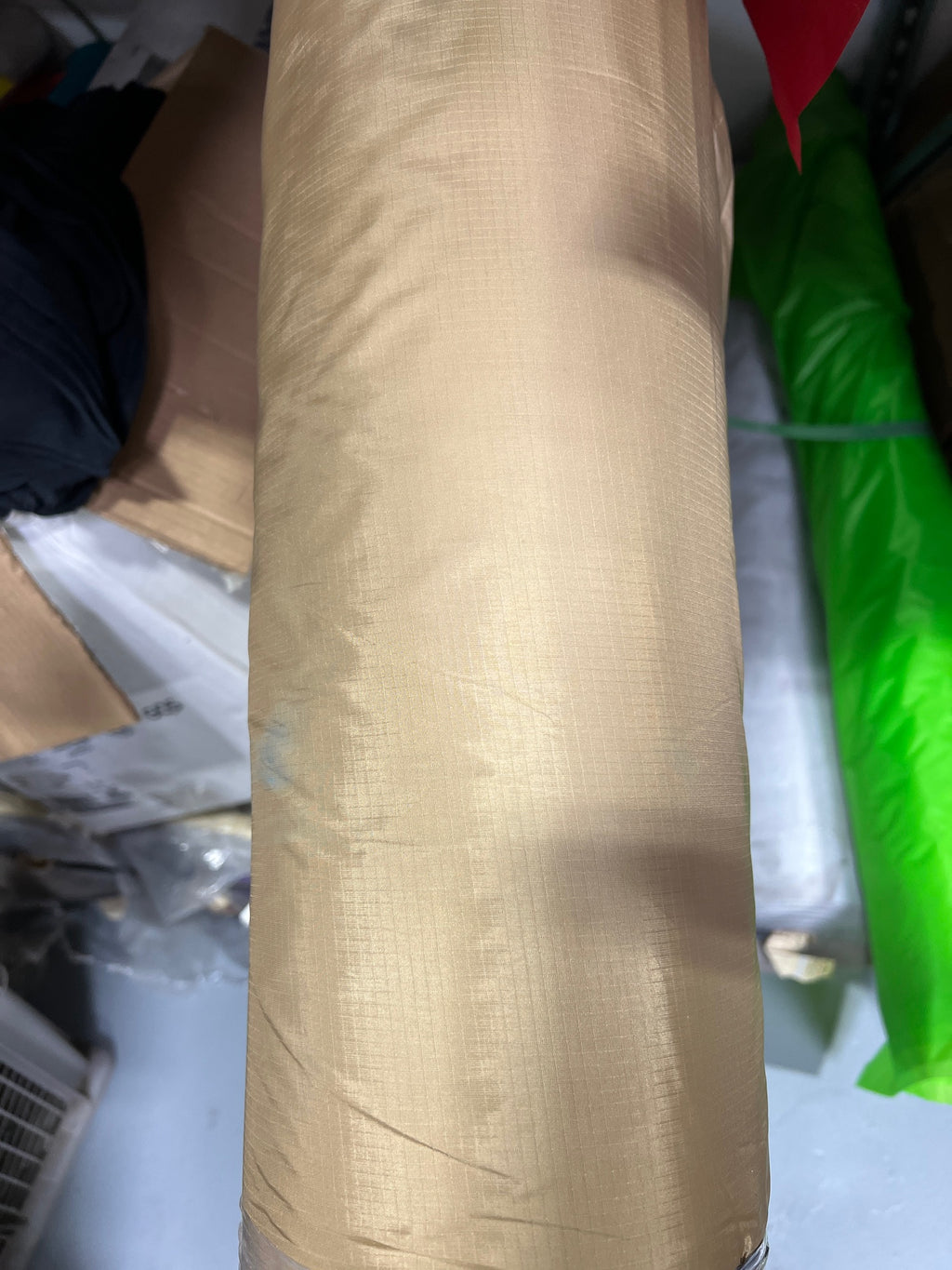 Tan 498 RipStop Nylon 1.1oz Parachute Material Fabric