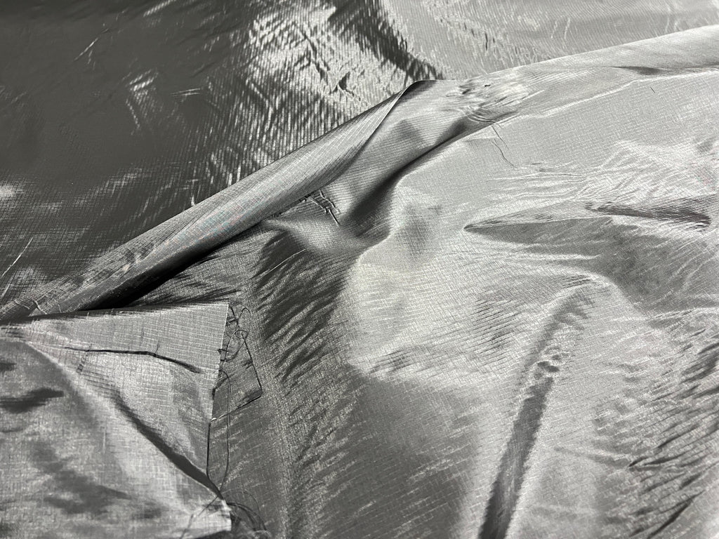 Black 1.1oz 30D  Ripstop Nylon Parachute Material Fabric 66”