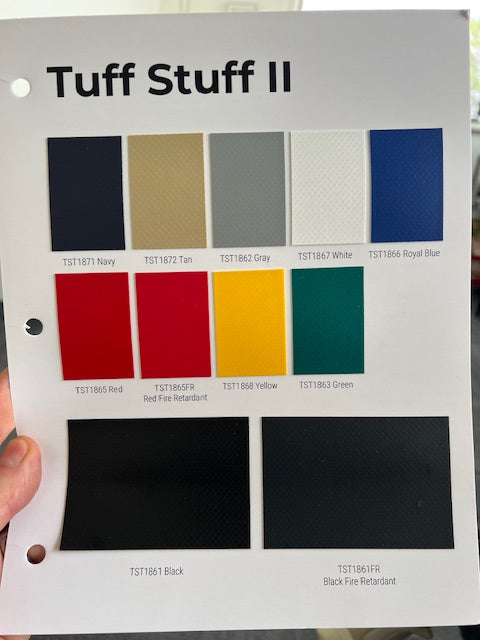 Vinyl Coated Polyester Cover Material 61" Wide Sold By The Yard