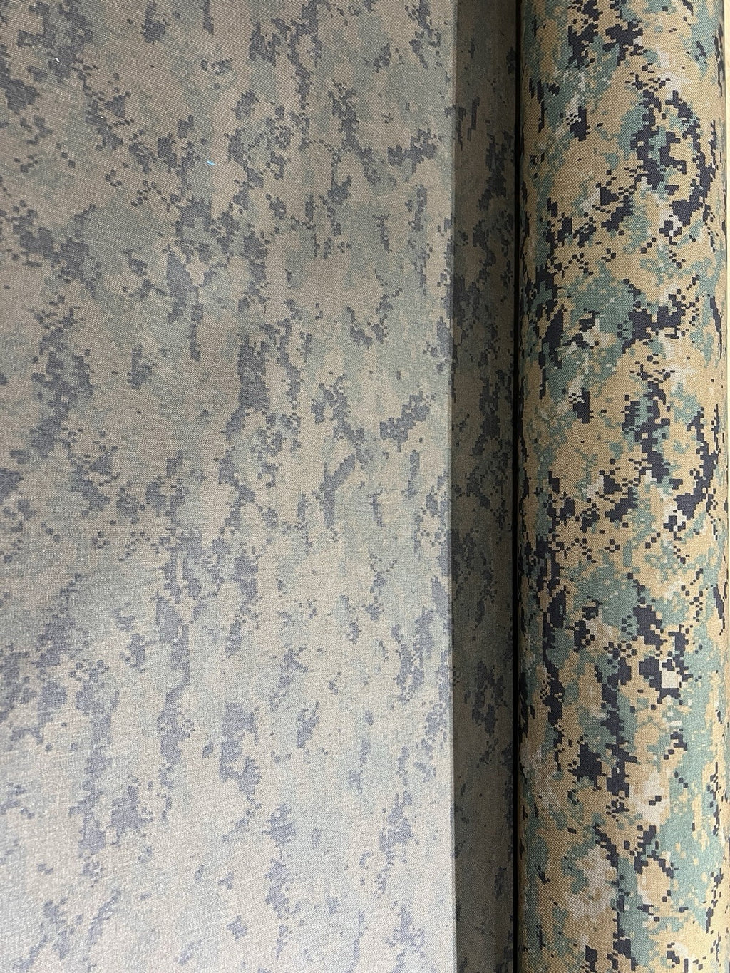 1000D Woodland MARPAT Nylon Fabric Heavy Duty USMC Digital Camo By The Yard
