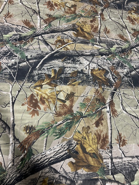 Realtree Canvas Duck Twill Fabric Material Covers Blinds 60” Wide