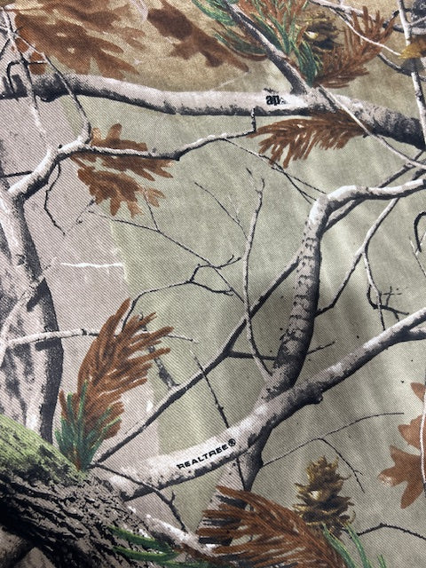 Realtree Canvas Duck Twill Fabric Material Covers Blinds 60” Wide