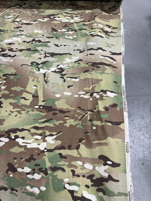 Multicam Camo NYCO Nomex FR Twill Fabric Soft Hand Military BTY 64"