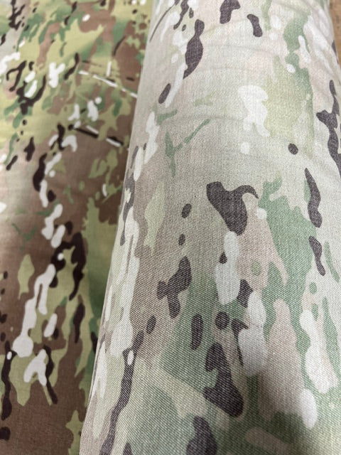 Multicam Camo NYCO Nomex FR Twill Fabric Soft Hand Military BTY 64"