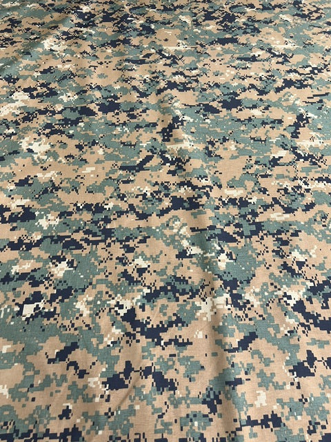 Marine Digital MARPAT Taslan Military Camo Polyester Fabric 62" BTY