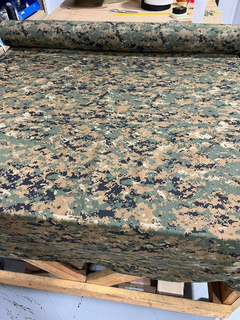 Marine Digital MARPAT Taslan Military Camo Polyester Fabric 62" BTY