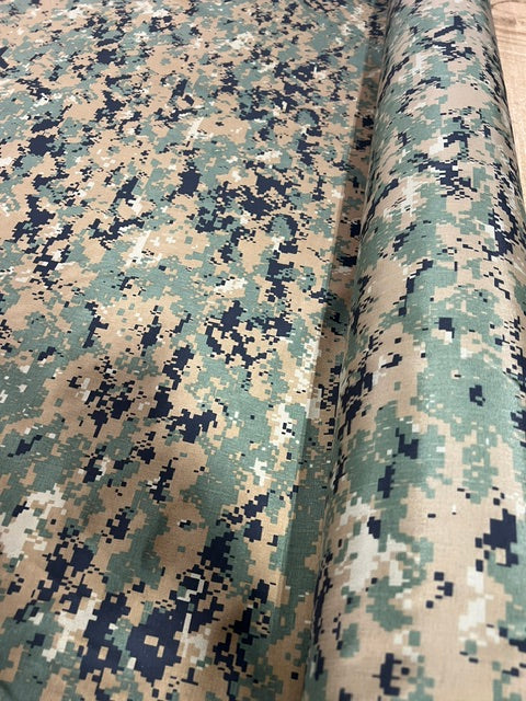 Marine Digital MARPAT Taslan Military Camo Polyester Fabric 62" BTY