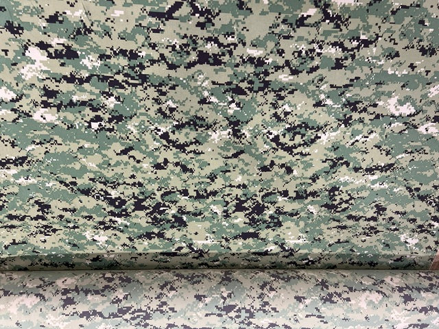 AOR2 Navy SEAL Digital Camo Nano Taslan Polyester Fabric 60" BTY